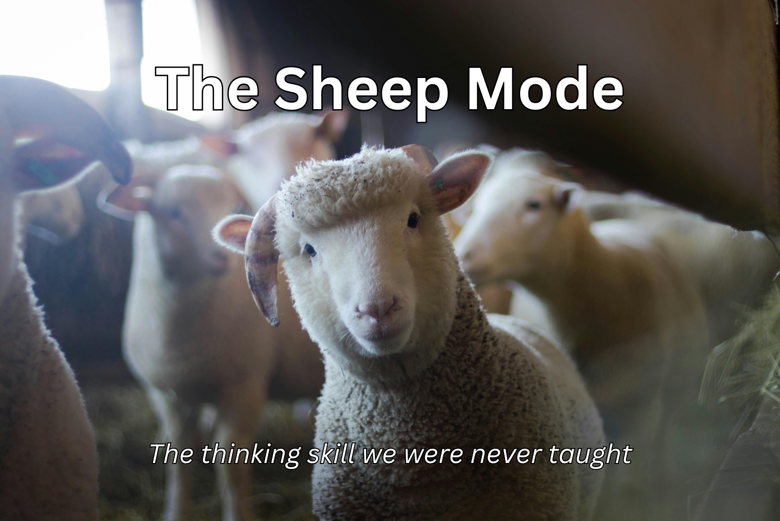 How to Think: Sheep Mentality — On or Off?